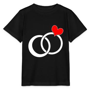 Ehering Heirat Ring Verlobung - Stanley/Stella Kinder T-Shirt MINI CREATOR  - Schwarz - Vorne - Mikhail (115cm)