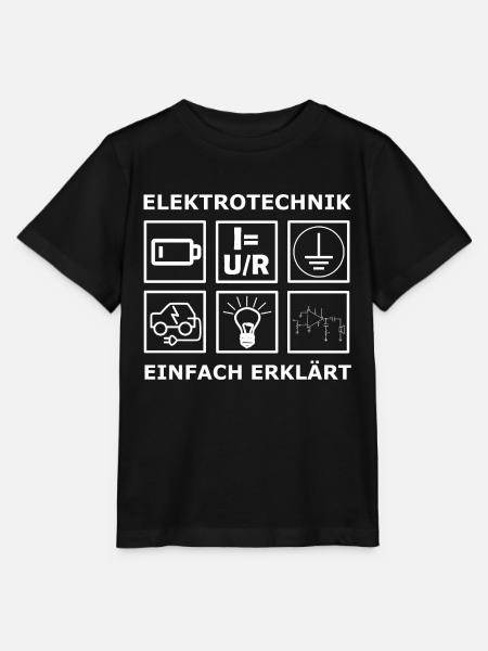 Elektrotechnik Ingenieur Studium - Stanley/Stella Kinder T-Shirt MINI CREATOR  - Schwarz