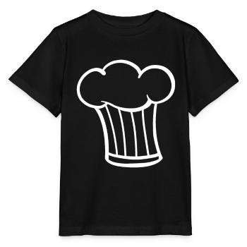 Kochmütze Hobbykoch Koch - Stanley/Stella Kinder T-Shirt MINI CREATOR  - Schwarz - Vorne - Mikhail (115cm)