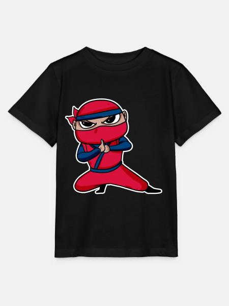 Ninja - Stanley/Stella MINI CREATOR Kids’ T-Shirt - black