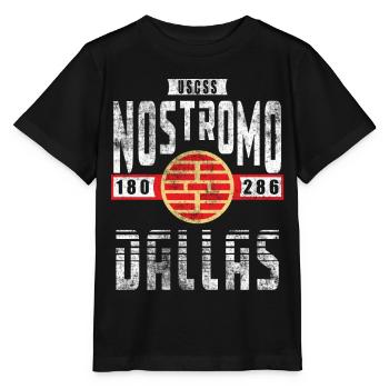 Alien Nostromo crew rank Dallas - Stanley/Stella MINI CREATOR Kids’ T-Shirt - black - Front - Mikhail (115cm)
