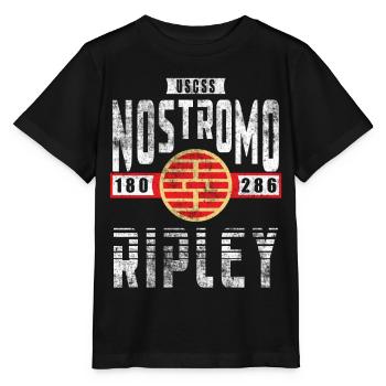 Alien Nostromo grade d'équipage Ripley - T-shirt bio MINI CREATOR Stanley/Stella Enfant - noir - Devant - Mikhail (115cm)