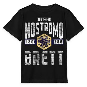 Alien Nostromo grade d'équipage Brett - T-shirt bio MINI CREATOR Stanley/Stella Enfant - noir - Devant - Mikhail (115cm)