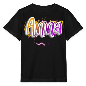 Anna - T-shirt bio MINI CREATOR Stanley/Stella Enfant - noir - Devant - Mikhail (115cm)