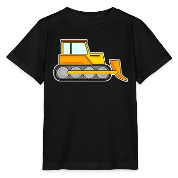 Véhicules de chantier enfants - T-shirt bio MINI CREATOR Stanley/Stella Enfant - noir - Devant - Mikhail (115cm)