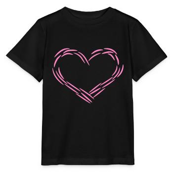 Coeur Rose - T-shirt bio MINI CREATOR Stanley/Stella Enfant - noir - Devant - Mikhail (115cm)