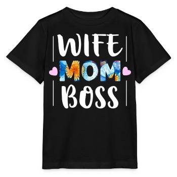 Maman - T-shirt bio MINI CREATOR Stanley/Stella Enfant - noir - Devant - Mikhail (115cm)