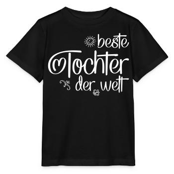 Tochter - Stanley/Stella Kinder T-Shirt MINI CREATOR  - Schwarz - Vorne - Mikhail (115cm)