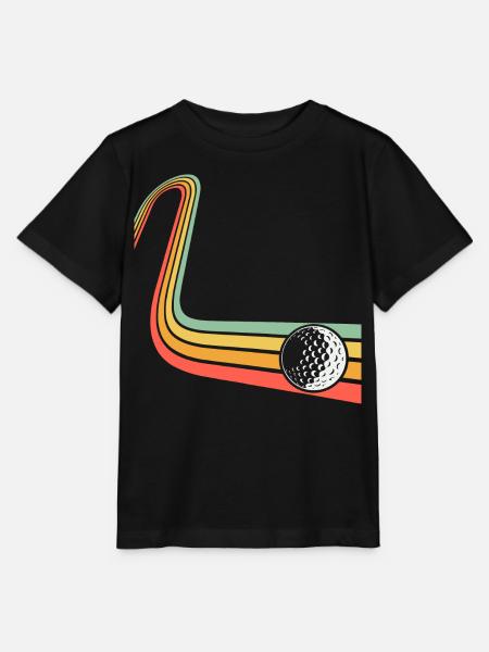 Golf - Stanley/Stella Kinder T-Shirt MINI CREATOR  - Schwarz