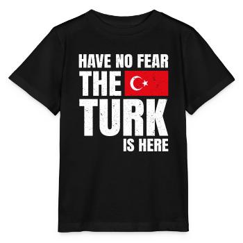 Türke Türkin Have No Fear The Turk Is Here - Stanley/Stella MINI CREATOR Kids’ T-Shirt - black - Front - Mikhail (115cm)