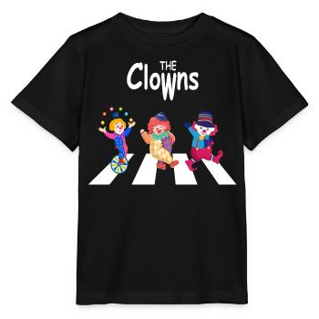 Les clowns - T-shirt bio MINI CREATOR Stanley/Stella Enfant - noir - Devant - Mikhail (115cm)