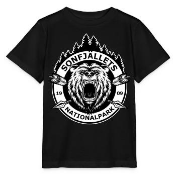 Sonfjällets nationalpark - Stanley/Stella Kinder T-Shirt MINI CREATOR  - Schwarz - Vorne - Mikhail (115cm)