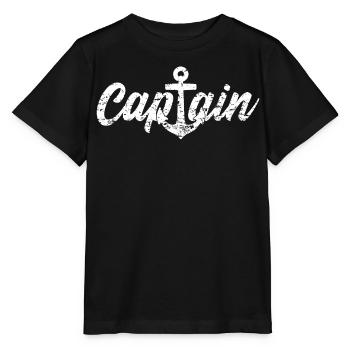 Capitaine capitaine - T-shirt bio MINI CREATOR Stanley/Stella Enfant - noir - Devant - Mikhail (115cm)