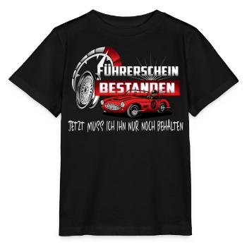 Führerschein Bestanden - Stanley/Stella Kinder T-Shirt MINI CREATOR  - Schwarz - Vorne - Mikhail (115cm)