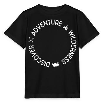 Aventure - T-shirt bio MINI CREATOR Stanley/Stella Enfant - noir - Devant - Mikhail (115cm)