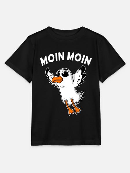 Moin Moin Baby Möwe - Stanley/Stella Kinder T-Shirt MINI CREATOR - Schwarz