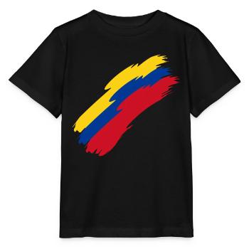 Kolumbien - Stanley/Stella Kinder T-Shirt MINI CREATOR  - Schwarz - Vorne - Mikhail (115cm)