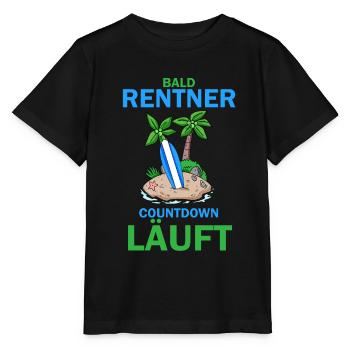 Bald Rentner - Stanley/Stella Kinder T-Shirt MINI CREATOR  - Schwarz - Vorne - Mikhail (115cm)