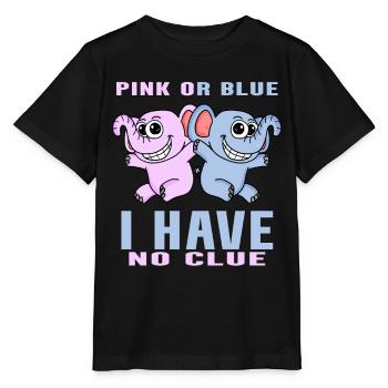 Rose ou bleu - T-shirt bio MINI CREATOR Stanley/Stella Enfant - noir - Devant - Mikhail (115cm)