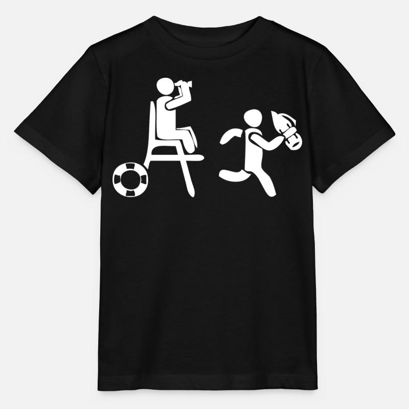 Rettungsschwimmer - Stanley/Stella Kinder T-Shirt MINI CREATOR  - Schwarz