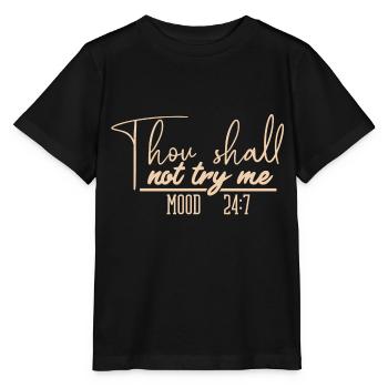 Lustiges sarkastisches Zitat, lustig, Zitate, sarkastisch, so - Stanley/Stella Kinder T-Shirt MINI CREATOR  - Schwarz - Vorne - Mikhail (115cm)