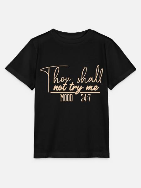Funny Sarcastic Quote, funny, quotes, sarcastic, s - Stanley/Stella MINI CREATOR Kids’ T-Shirt - black