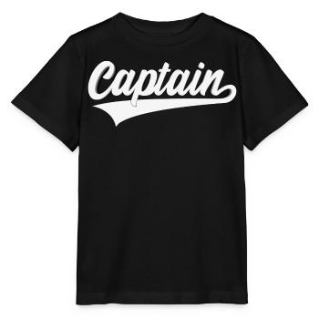 CAPITAINE 3D CAPITAINE SWOOSH - T-shirt bio MINI CREATOR Stanley/Stella Enfant - noir - Devant - Mikhail (115cm)