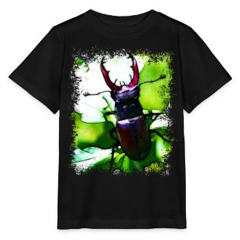 Les scarabées - T-shirt bio MINI CREATOR Stanley/Stella Enfant - noir - Devant - Mikhail (115cm)