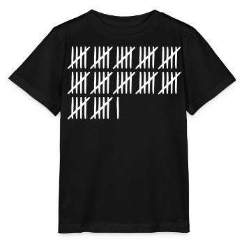 61 Geburtstag Strichliste - 61 Jahre alt - Stanley/Stella Kinder T-Shirt MINI CREATOR  - Schwarz - Vorne - Mikhail (115cm)