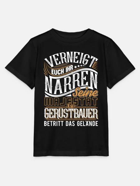Gerüstbauer - Stanley/Stella Kinder T-Shirt MINI CREATOR  - Schwarz
