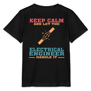 Funny Electrical Engineering Quote for Electrical - Stanley/Stella MINI CREATOR Kids’ T-Shirt - black - Front - Mikhail (115cm)