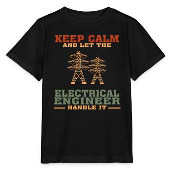 Funny Electrical Engineering Quote for Electrical - Stanley/Stella MINI CREATOR Kids’ T-Shirt - black - Front - Mikhail (115cm)