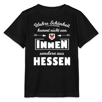 Hessen Schönheit - Stanley/Stella Kinder T-Shirt MINI CREATOR  - Schwarz - Vorne - Mikhail (115cm)