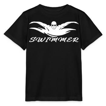 Swimmer - Stanley/Stella MINI CREATOR Kids’ T-Shirt - black - Front - Mikhail (115cm)