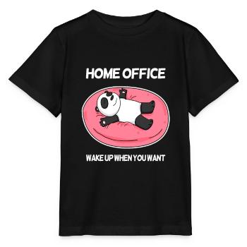 Home Office - Stanley/Stella Kinder T-Shirt MINI CREATOR  - Schwarz - Vorne - Mikhail (115cm)