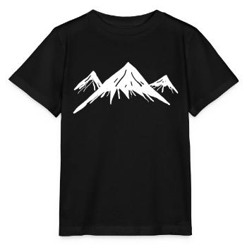 Berg Berge - Stanley/Stella Kinder T-Shirt MINI CREATOR  - Schwarz - Vorne - Mikhail (115cm)