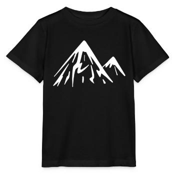 Mountain Mountains - Stanley/Stella MINI CREATOR Kids’ T-Shirt - black - Front - Mikhail (115cm)