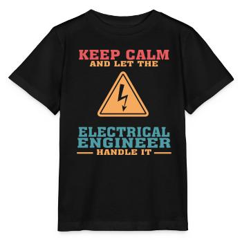 Funny Electrical Engineering Quote for Electrical - Stanley/Stella MINI CREATOR Kids’ T-Shirt - black - Front - Mikhail (115cm)