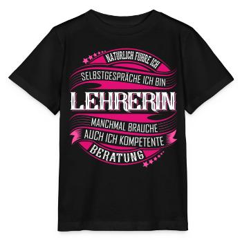 Lehrerin - Stanley/Stella Kinder T-Shirt MINI CREATOR  - Schwarz - Vorne - Mikhail (115cm)