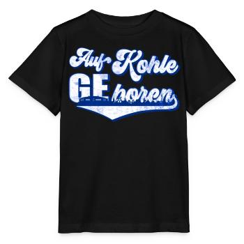 Auf Kohle geboren | Gelsenkirchen Ruhrpott - Stanley/Stella Kinder T-Shirt MINI CREATOR  - Schwarz - Vorne - Mikhail (115cm)