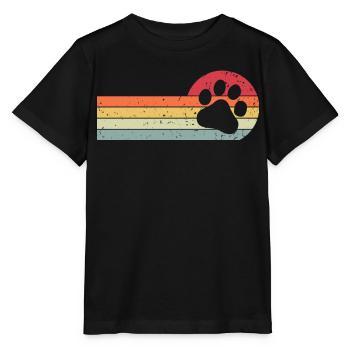 Hundepfote - Stanley/Stella Kinder T-Shirt MINI CREATOR  - Schwarz - Vorne - Mikhail (115cm)