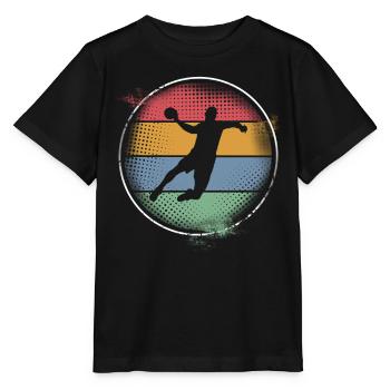 Handball - T-shirt bio MINI CREATOR Stanley/Stella Enfant - noir - Devant - Mikhail (115cm)