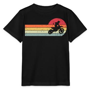 Motocross - Stanley/Stella Kinder T-Shirt MINI CREATOR  - Schwarz - Vorne - Mikhail (115cm)