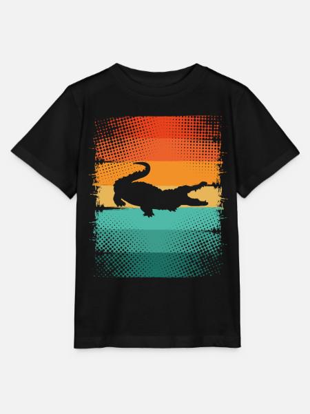 Alligator - Stanley/Stella Kinder T-Shirt MINI CREATOR  - Schwarz