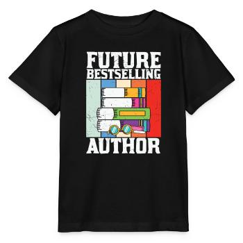 Future Best Selling Author Writer - Stanley/Stella MINI CREATOR Kids’ T-Shirt - black - Front - Mikhail (115cm)
