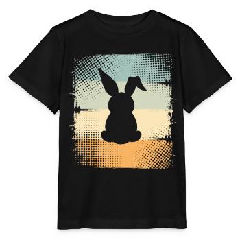 Kaninchen - Stanley/Stella Kinder T-Shirt MINI CREATOR  - Schwarz - Vorne - Mikhail (115cm)