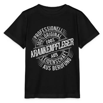 Krankenpfleger - Stanley/Stella Kinder T-Shirt MINI CREATOR  - Schwarz - Vorne - Mikhail (115cm)