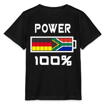 L’Allemagne et l’Afrique du Sud Power 100% - T-shirt bio MINI CREATOR Stanley/Stella Enfant - noir - Devant - Mikhail (115cm)