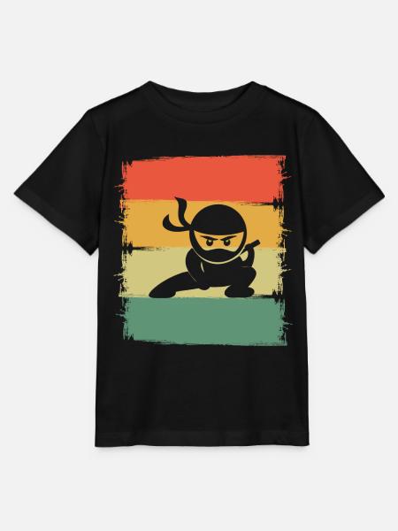 Ninja - Stanley/Stella Kinder T-Shirt MINI CREATOR - Schwarz