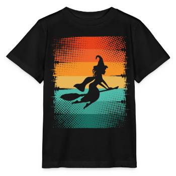 Sorcière - T-shirt bio MINI CREATOR Stanley/Stella Enfant - noir - Devant - Mikhail (115cm)